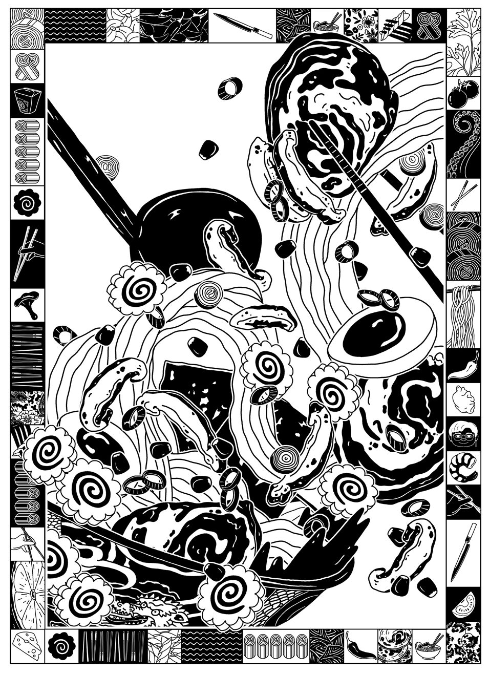 Porträt der Woche: Cuong Bui Manh, Illustration Ramen